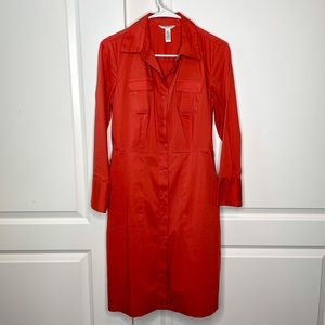 Banana Republic Long Sleeve Shirtdress - Size 4
